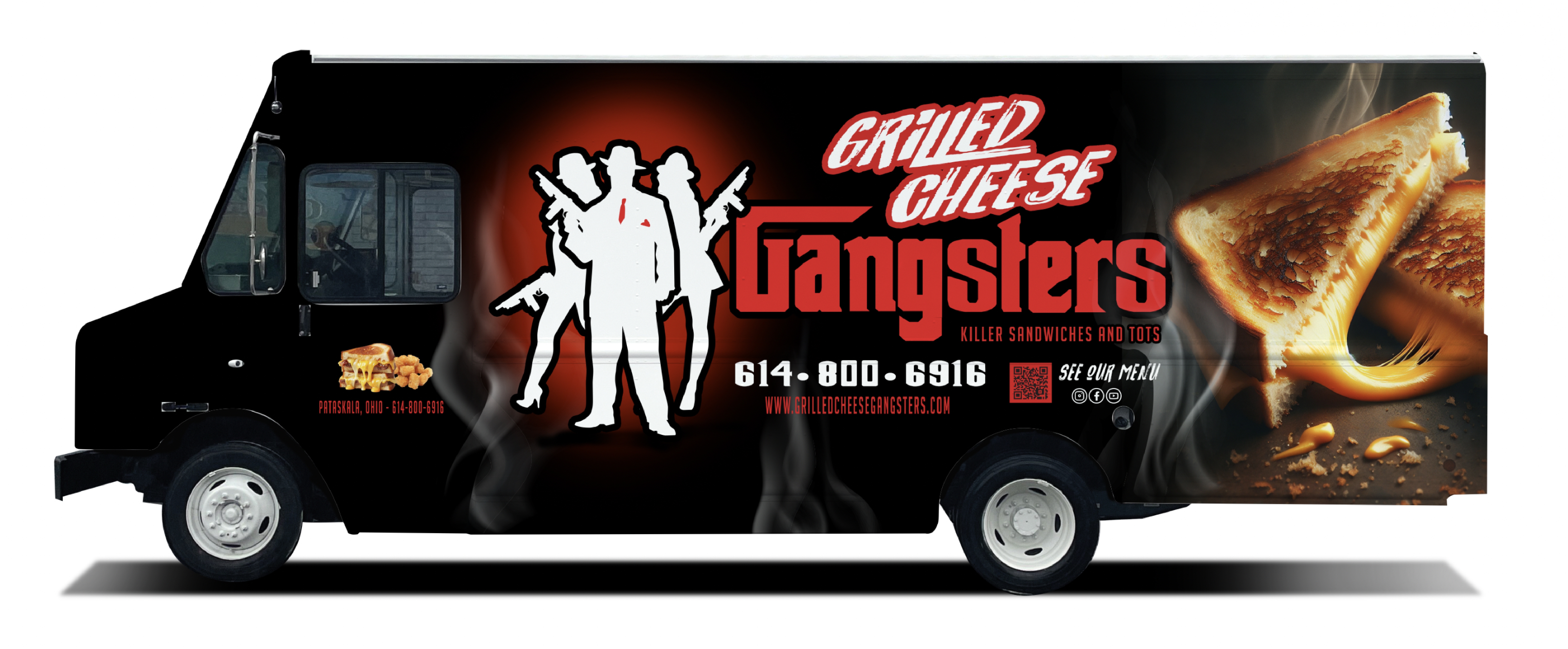 Professional vinyl food truck wrap