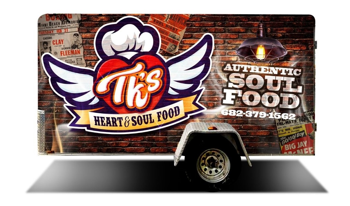 Vinyl food truck wrap
