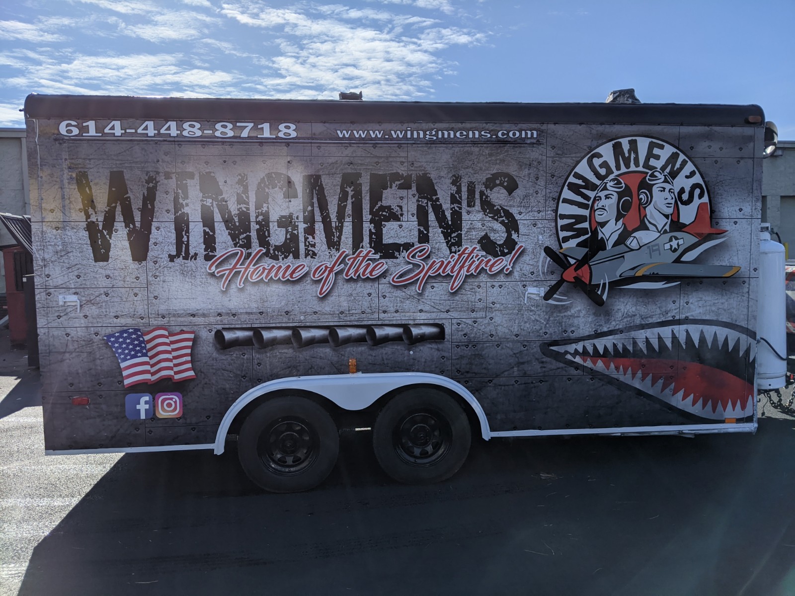 Colorful food truck wrap